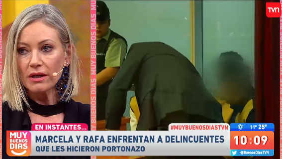 Marcela Vacarezza abandonó el 'Muy Buenos Días' para asistir al juicio del violento robo que sufrió