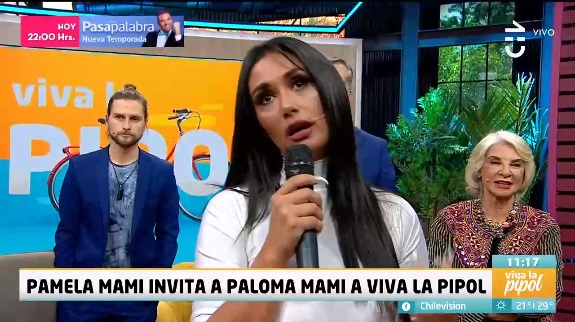 pamela díaz se disfraza como paloma mami