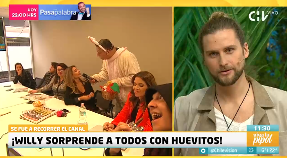 Viva la pipol sorprende a Contigo en la mañana viendo TVN