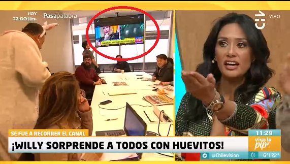 Viva la pipol sorprende a Contigo en la mañana viendo TVN
