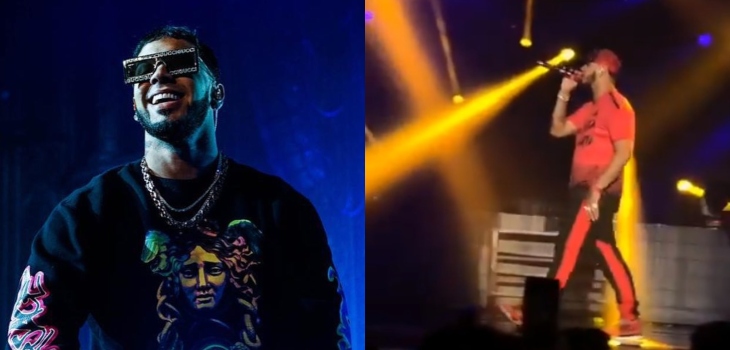 Viralizan vergonzoso fail de Anuel AA durante concierto en El Salvador: no sabía en qué país estaba