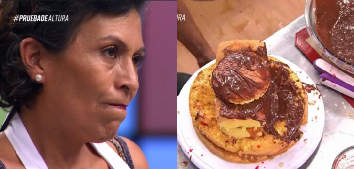 Desprolija torta de Fidelina en MasterChef generó bromas en redes: se llamaba 