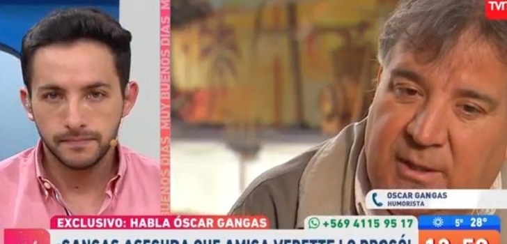 Óscar Gangas se disculpa por acusaciones a Marjorie Caro