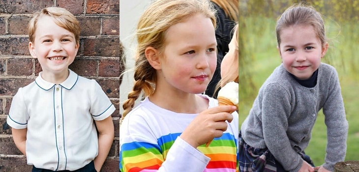 De mayor a menor: estos son todos los ocho bisnietos de la reina Isabell II