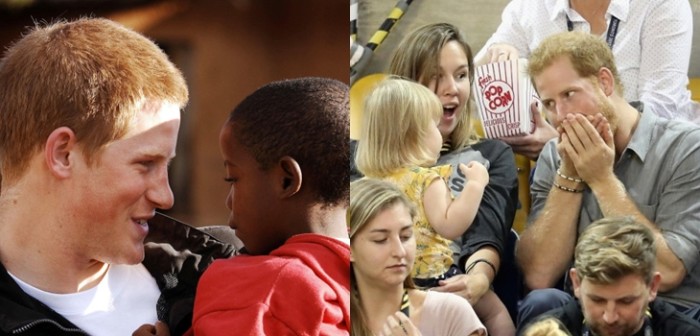 7 momentos tiernos del príncipe Harry junto a niños que demuestran que será un padre cariñoso
