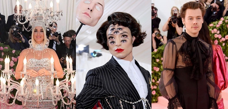 Un candelabro y mucho brillo: 7 looks que se robaron las miradas en la MET Gala 2019