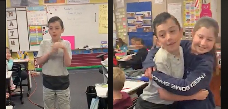 Niño reveló que tiene autismo y emocionó a todos sus compañeros de clase en Estados Unidos