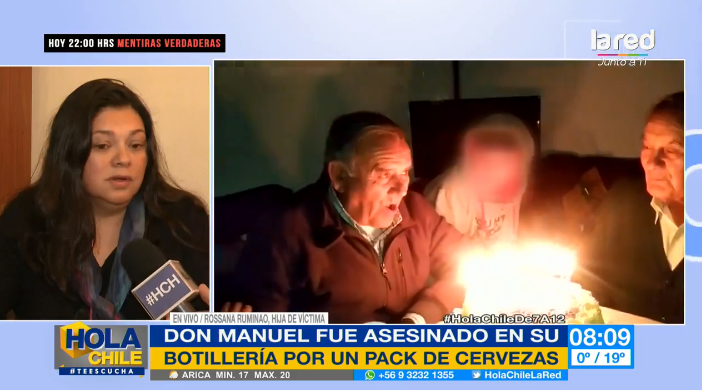 Hija de adulto mayor asesinado en San Miguel: 