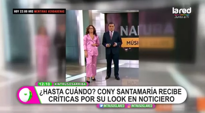 Constanza Santa María recibió críticas por su look