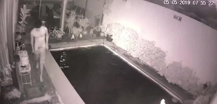 Hombre entró a robar desnudo en San Bernardo luego de caer por accidente a la piscina de su víctima