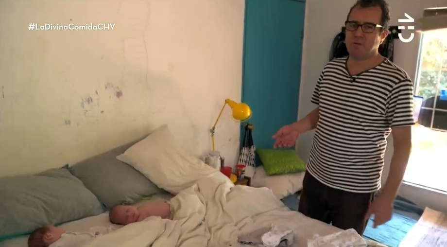 Gemelo de Erto Pantoja en La divina comida