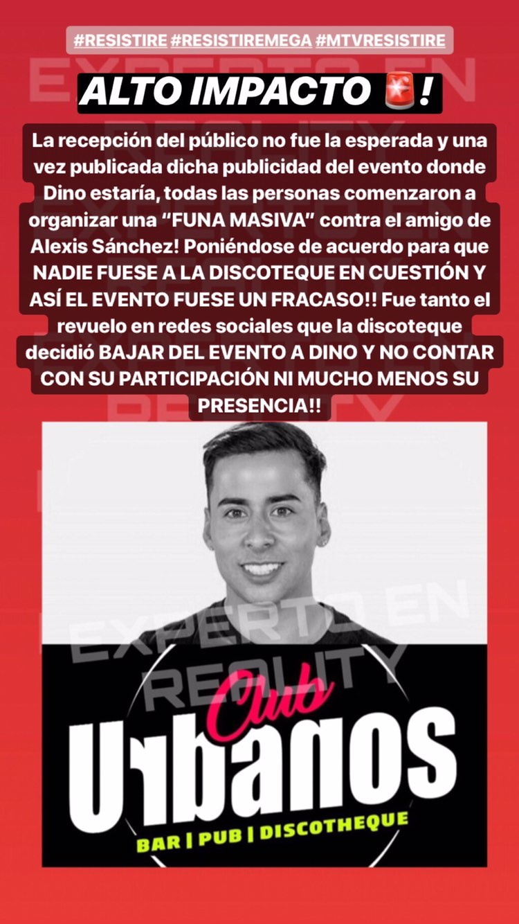 Dino es bajado de evento en Los Ángeles