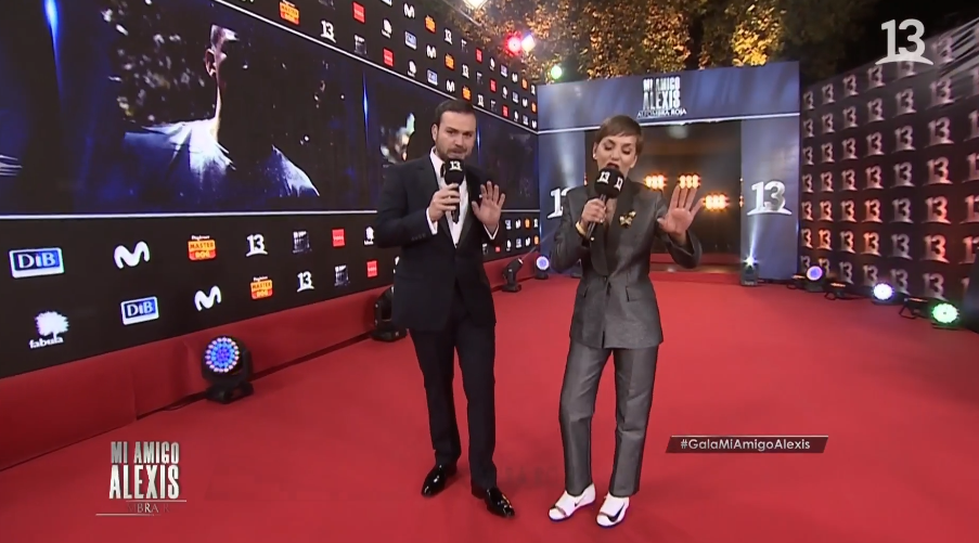 Detalle deportivo en el outfit de Fran García-Huidobro sorprendió en la gala de 'Mi Amigo Alexis'