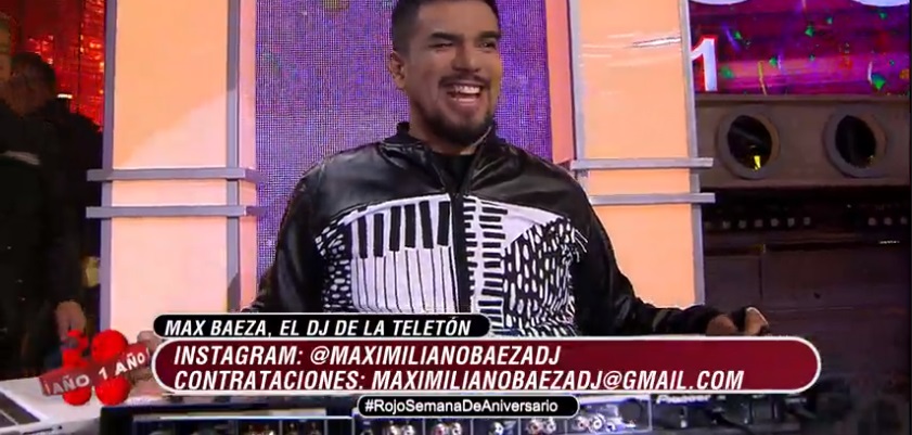 Max Baeza en Rojo