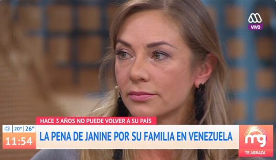 janine leal llora familia venezuela mucho gusto