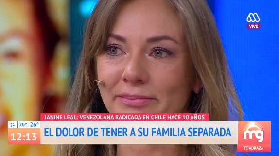 Janine Leal llanto mucho gusto Venezuela
