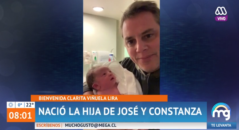 Nació hija de José Miguel Viñuela