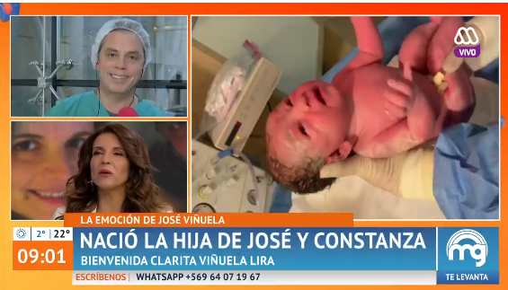 Nació hija de José Miguel Viñuela