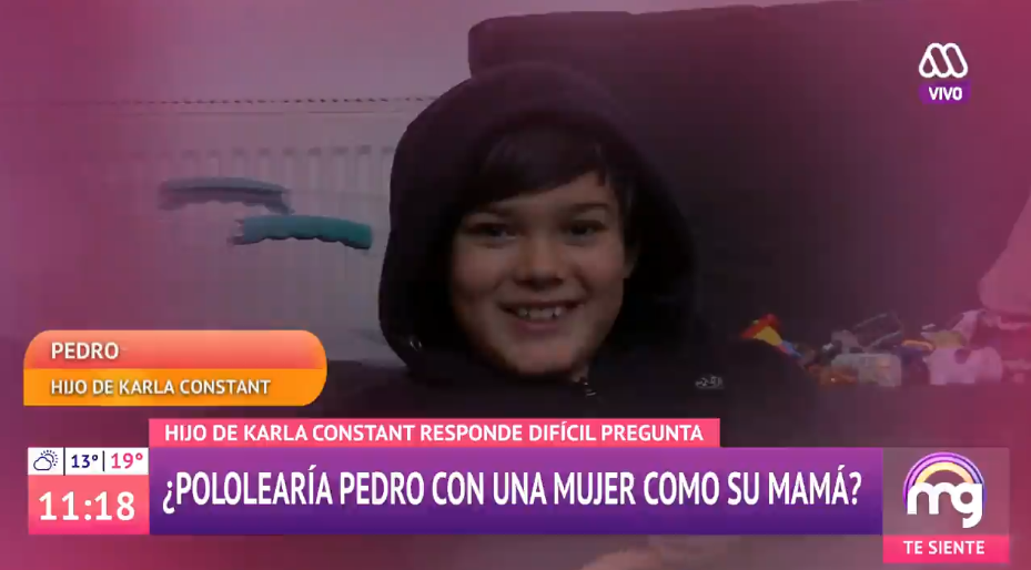 Hijos de Karla Constant aparecen en Mucho Gusto