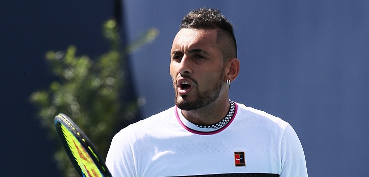 Bochornoso: descalifican a Nick Kyrgios del Masters 1000 de Roma por lanzar una silla a la cancha