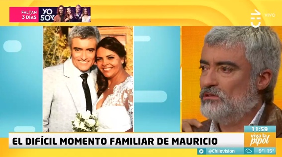 Mauricio Flores y enfermedad de su esposa