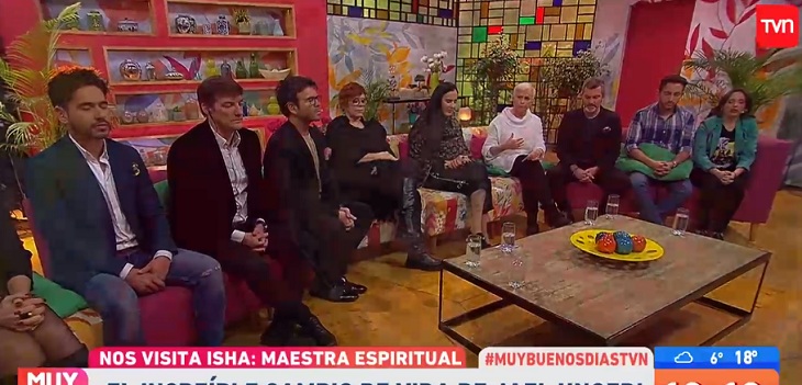jael unger hizo meditar a los integrantes del muy buenos dias