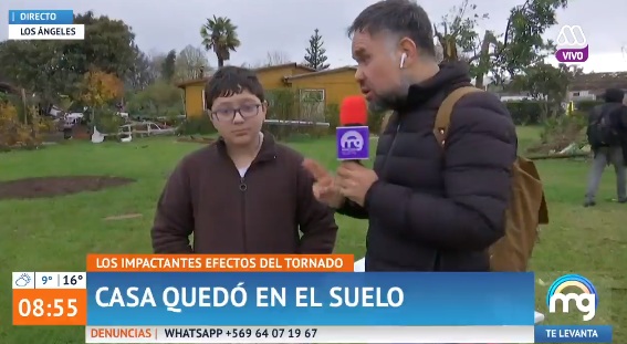Mucho Gusto: niño relató cómo él y otros 3 menores salvaron de milagro de tornado que arrasó su casa