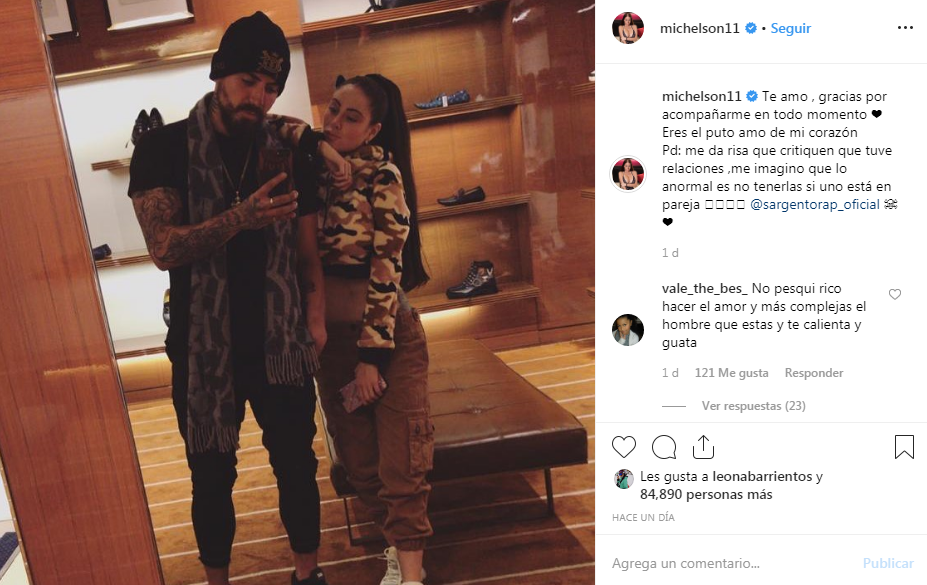 Ignacia Michelson reaccionó ante críticas por íntimo momento con Sargento Rap dentro de Resistiré