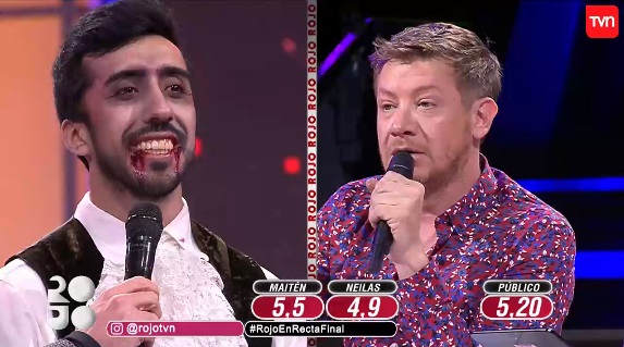 bailarín de tvn regaña a staff de rojo