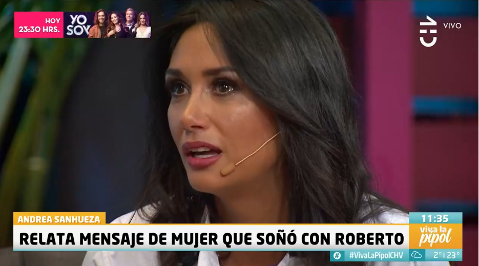 Pamela Díaz se emociona en Viva la Pipol