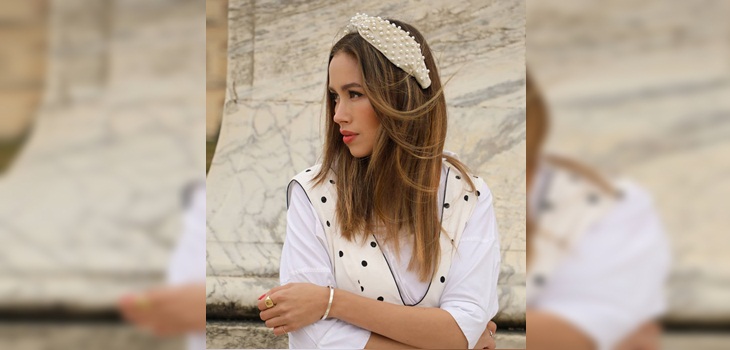 Nicole Putz se lució con delicado y moderno look en su matrimonio civil