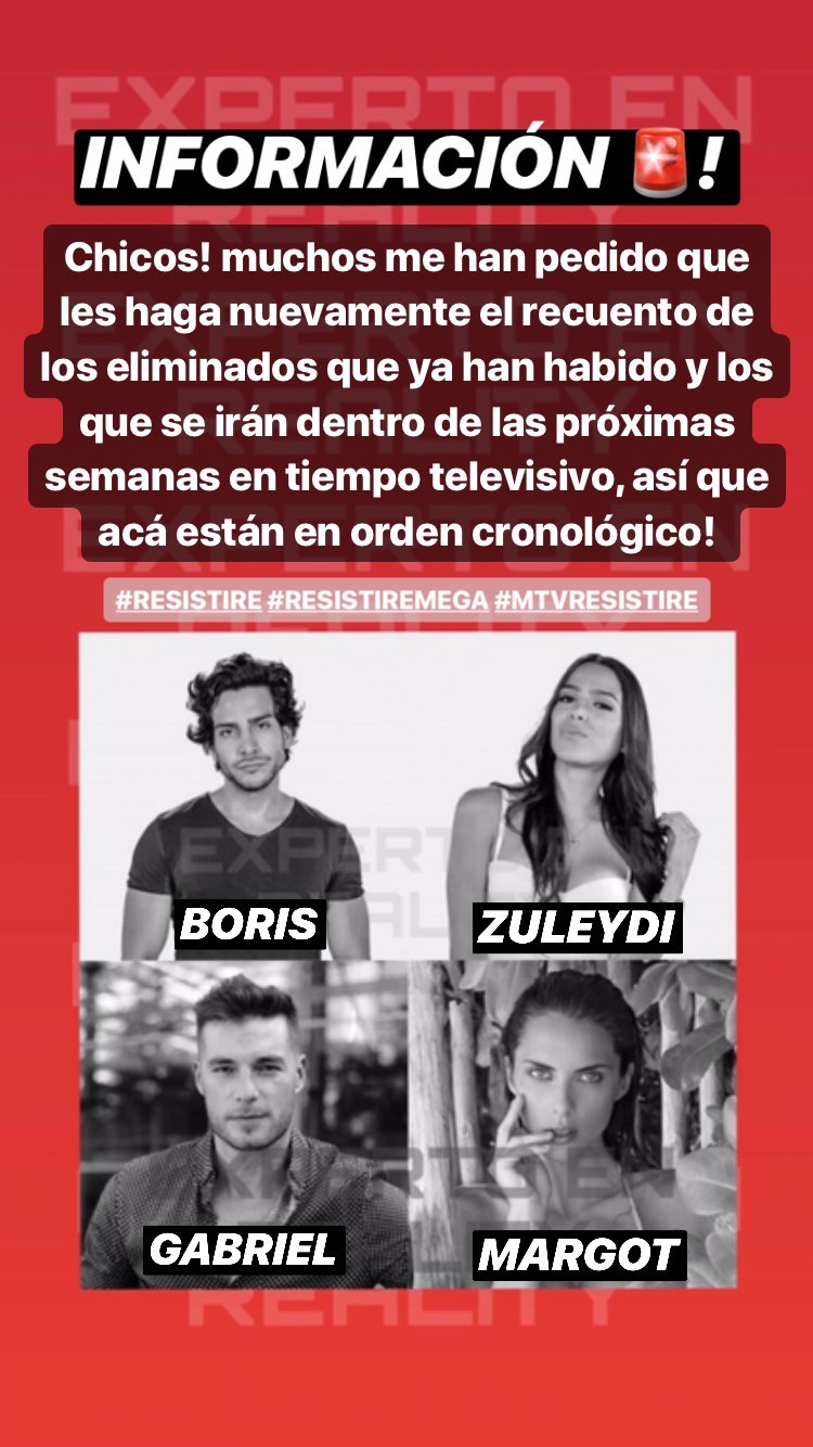 Esto ocurrirá en las próximas semanas en Resistiré