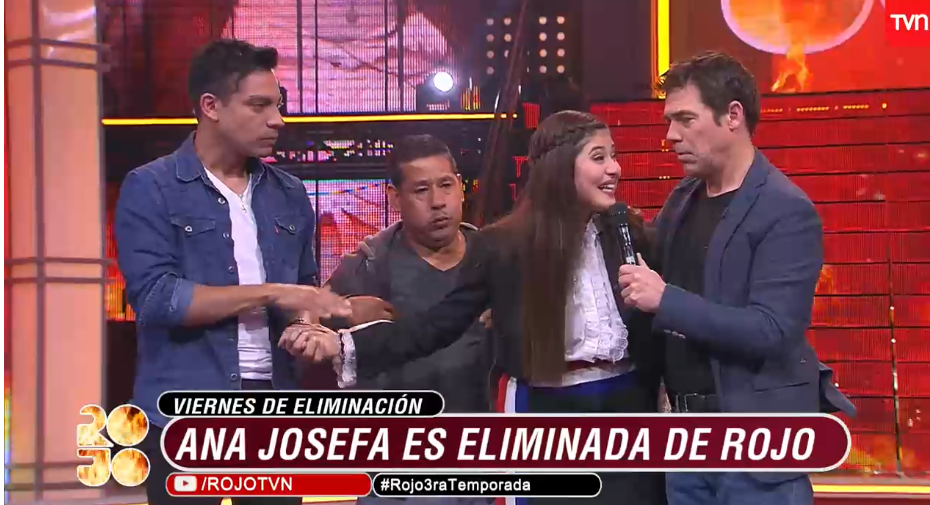 TVN Rojo el color del talento Raúl Alarcón Ana Josefa López