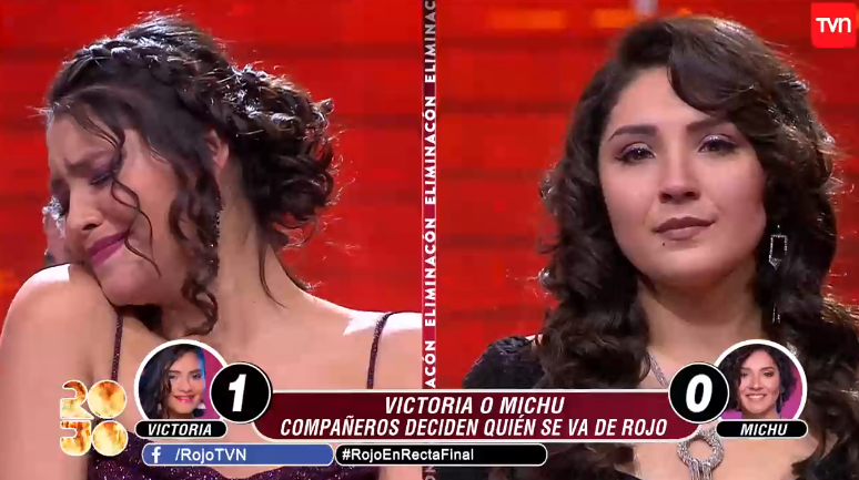 TVN Rojo el color del talento Amaia Montero