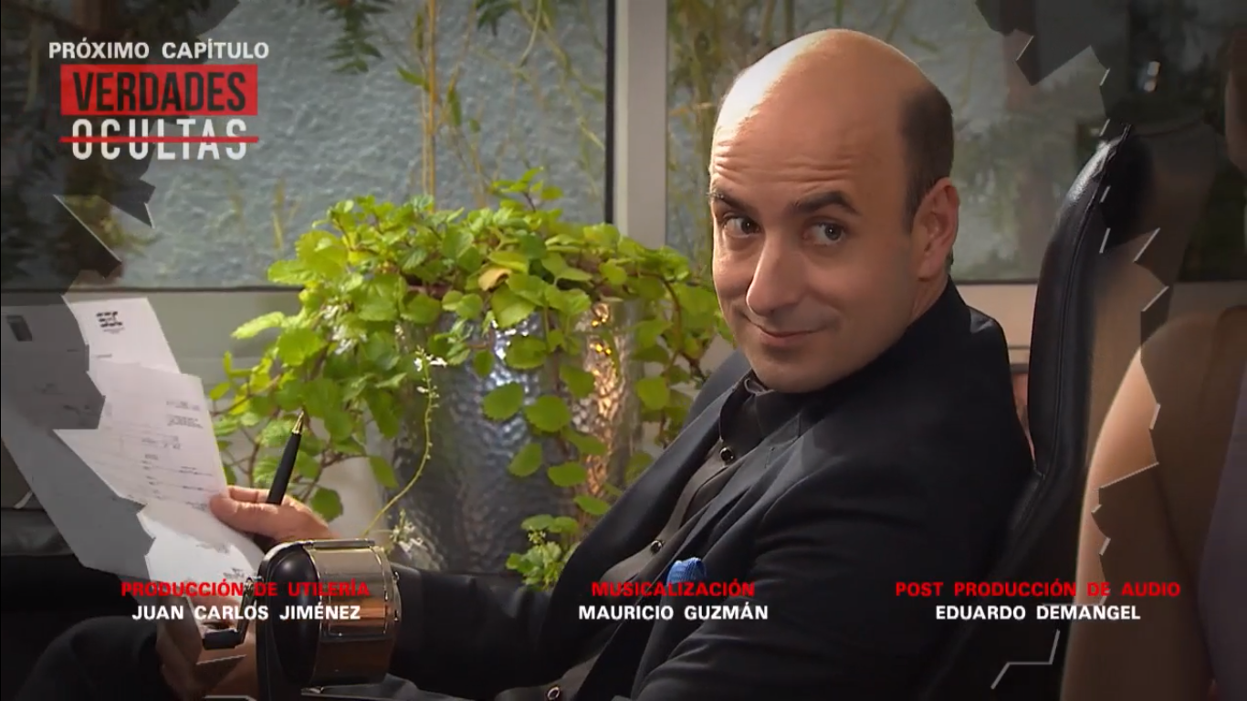 Nuevo look de Samuel en Verdades Ocultas