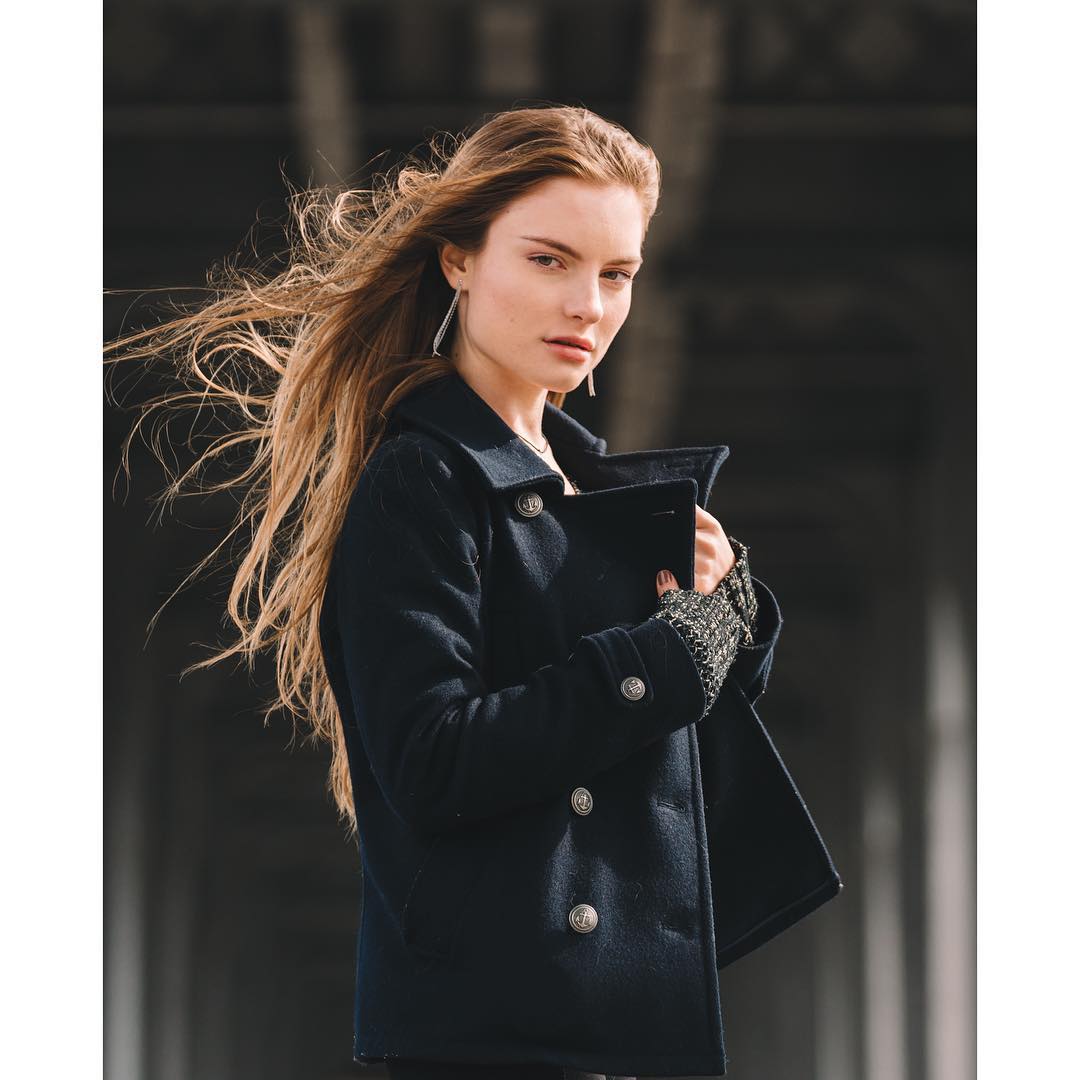 abrigo estilo marinero