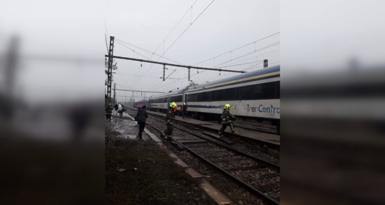 Impactante video muestra momento en que tren que viajaba a Chillán se incendia: pasajeros escaparon