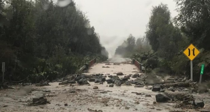 Región de Los Lagos sufre por fuertes precipitaciones: hay un muerto y varias viviendas afectadas