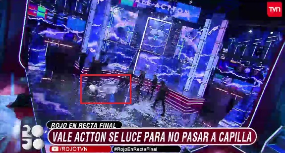 Caída bailarina Rojo