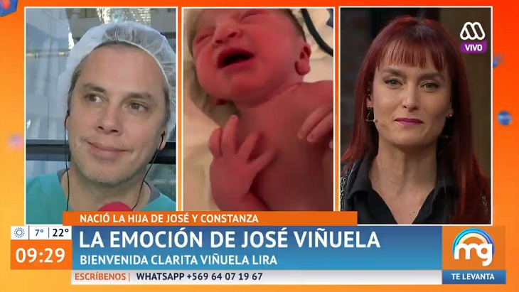José Miguel Viñuela entregó detalles del nacimiento de su hija Clara: 