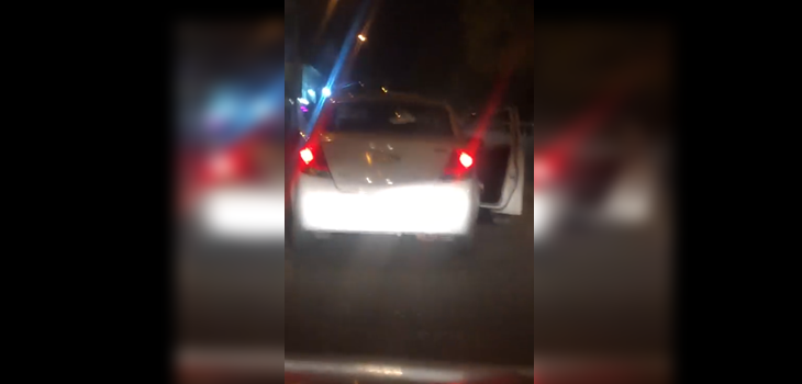 Indignante situación: mujer fue arrastrada en su automóvil por expareja en medio de una discusión