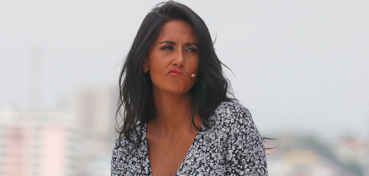 Pamela Díaz recibió críticas por realizar arriesgada maniobra al volante