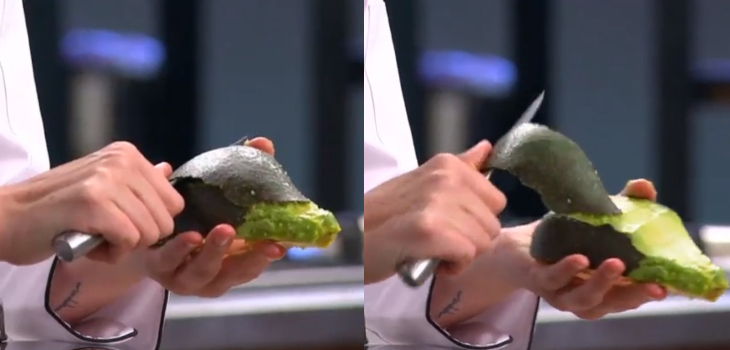 ¿Mucho derroche? Finalista de MasterChef fue criticada por su desprolija técnica para pelar paltas