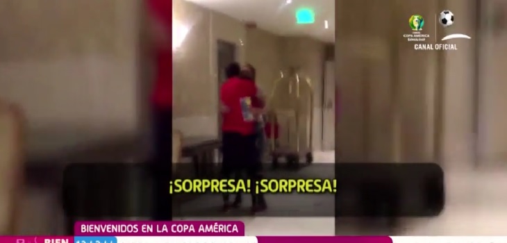 Tierna sorpresa a 'Chapita': su mujer e hijos lo conmueven visitándolo en Río de Janeiro