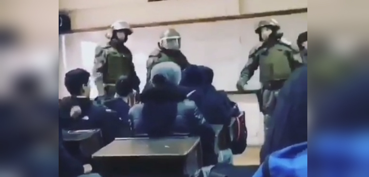 Mariana Loyola y Mario Horton expresan su rechazo ante ingreso de Carabineros al Instituto Nacional