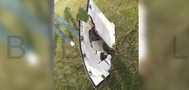 Fuselaje perteneciente a avión comercial cayó en Pudahuel