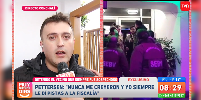 Pareja de Fernanda Maciel por detención de Felipe Rojas: 