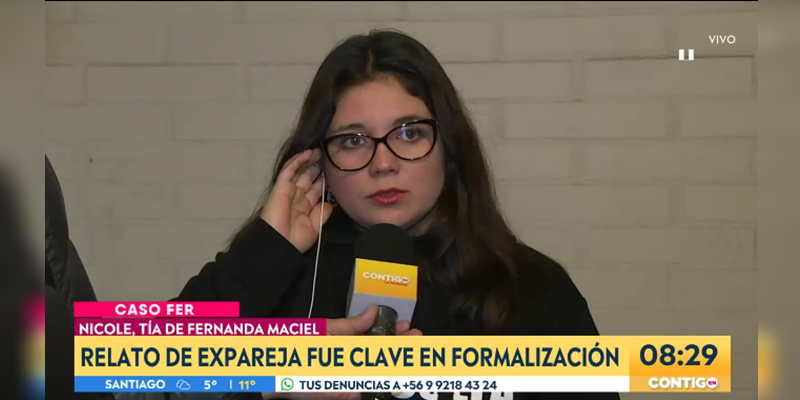 Tía de Fernanda Maciel sobre Felipe Rojas: 