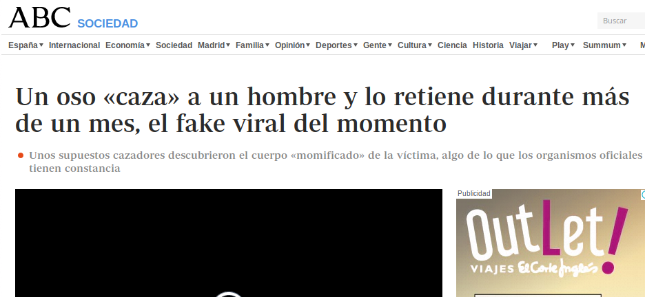 Historia de ruso que habría sobrevivido a 'secuestro' de oso era una fake news