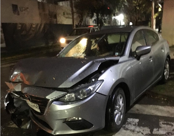 auto chocado de edmundo varas